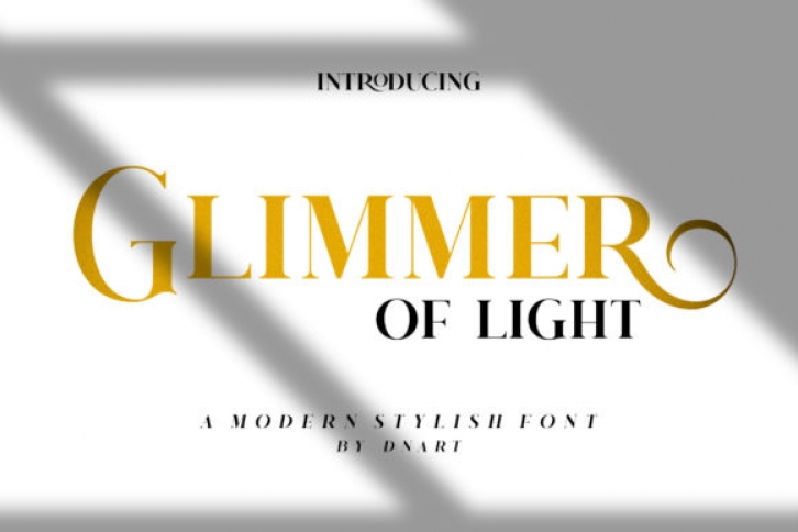 Glimmer of Light Font Download