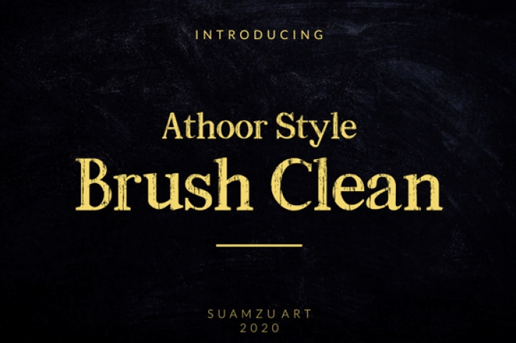 Athoor Style Brush Clean Font Download