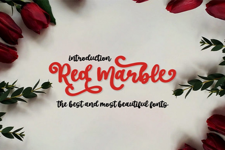 Red Marble Font Download