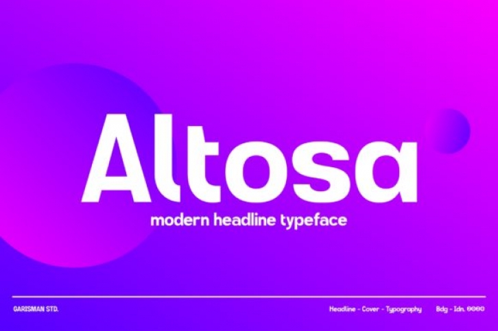 Altosa Font Download