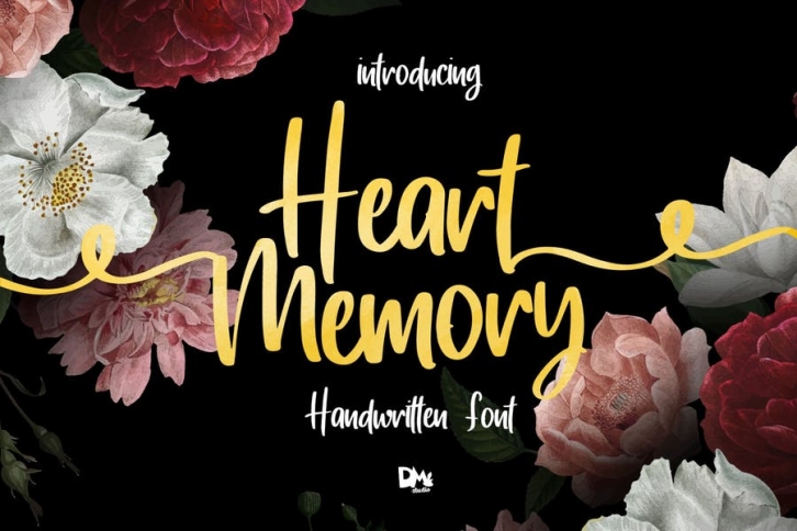 Heart Memory - Handwritten Font Font Download