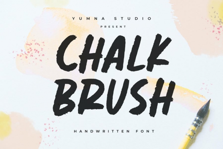 Chalk Brush Font Font Download