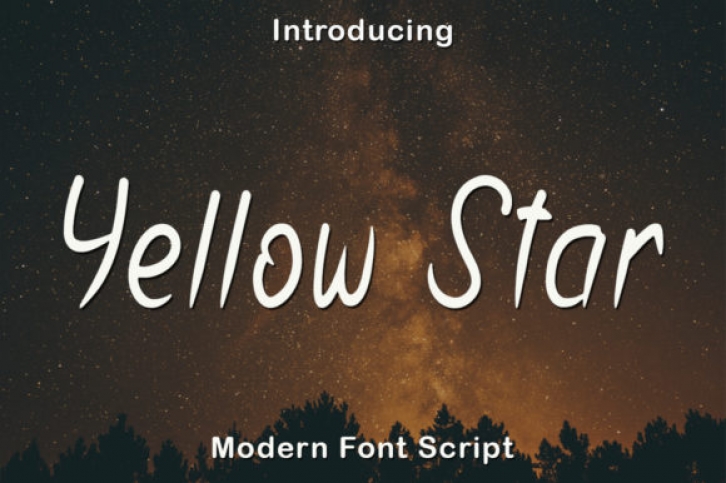 Yellow Star Font Download