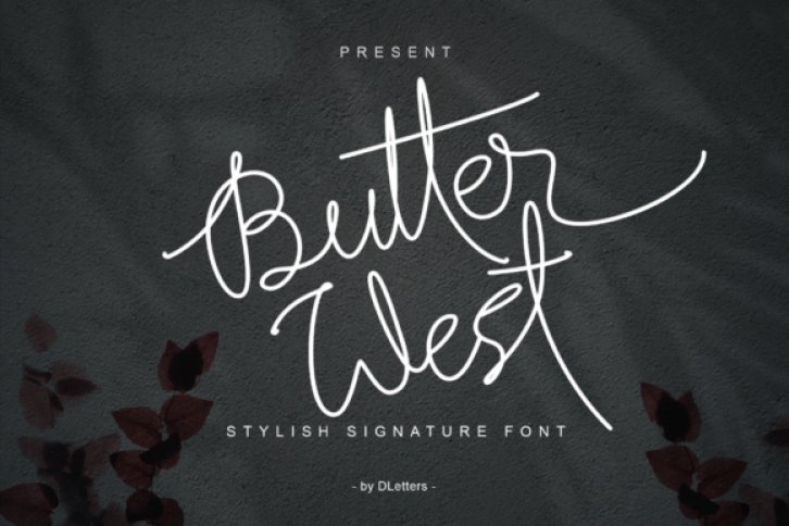 Butter West Font Download