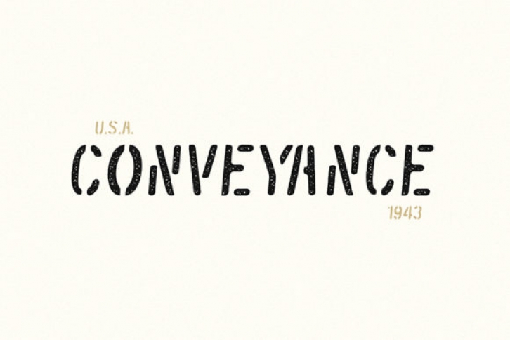 Conveyance Font Download