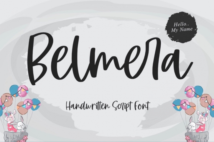 Belmera | Handwritten Script Font Font Download
