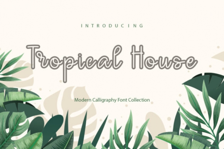 Tropical House Font Download