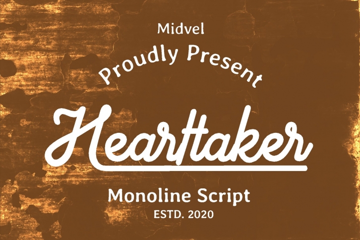 Hearttaker - Monoline Script Font Download