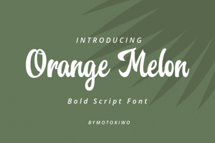 Orange Melon Font Download
