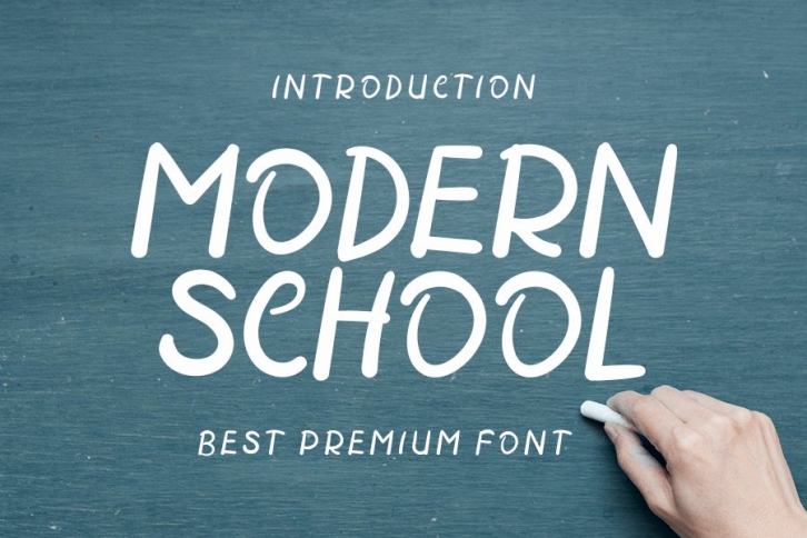 Modern School Font Download