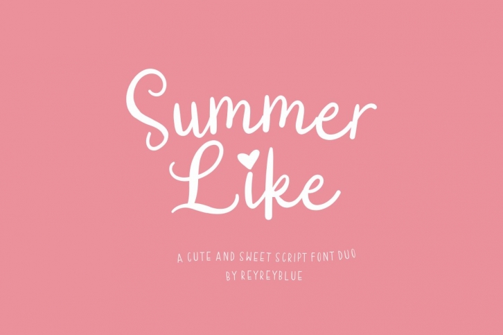 Summer Like Font Duo Font Download