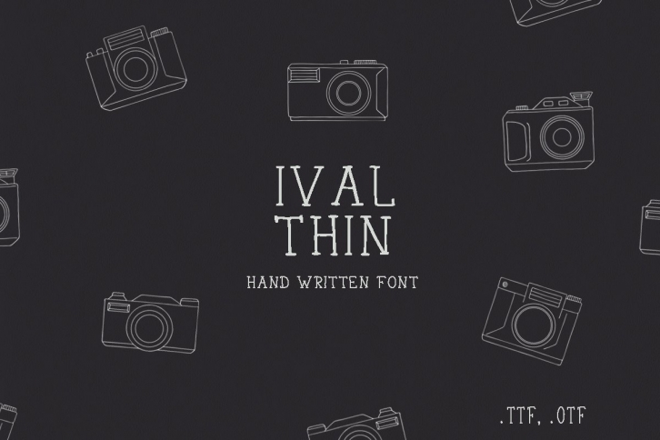 Ival thin font Font Download