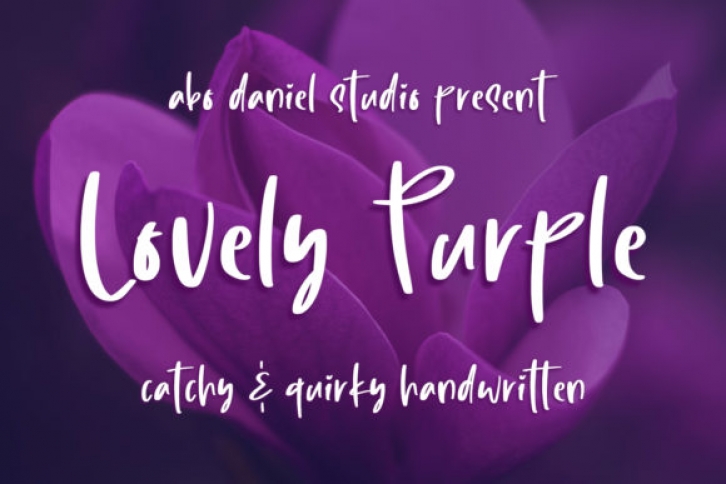 Lovely Purple Font Download