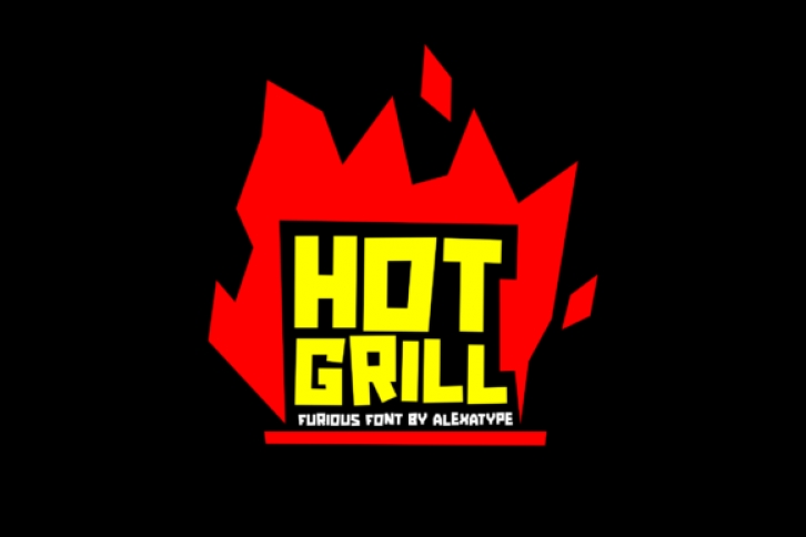 Hot Grill Font Download