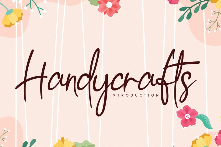 Handycrafts Font Download