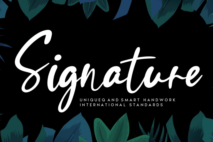 Signature Font Download