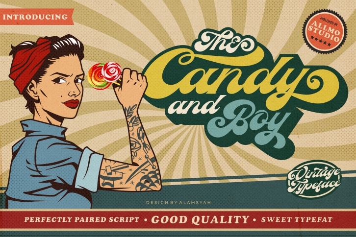 The Candy And Boy Font Download