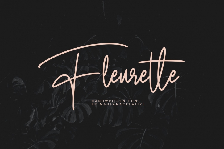 Fleurette Handwritten Font Font Download