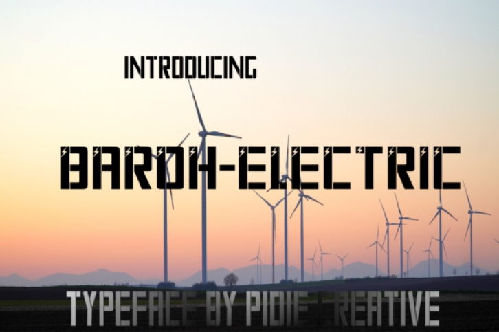 Baroh Electric Font Download