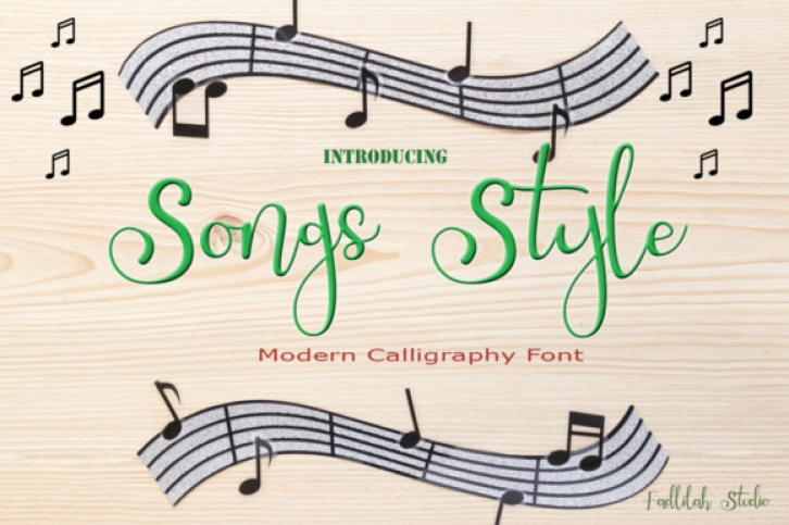 Songs Style Font Download