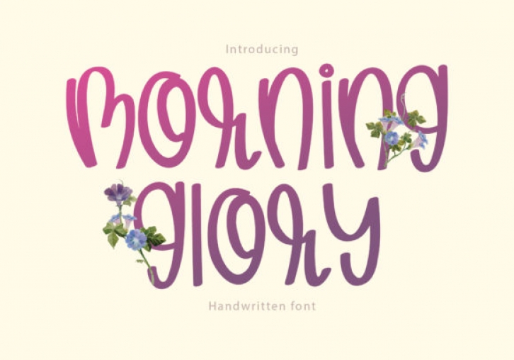 Morning Glory Font Download