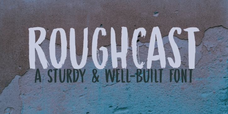 Roughcast Font Download