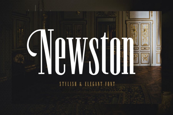 Newston - Stylish Serif Font Download