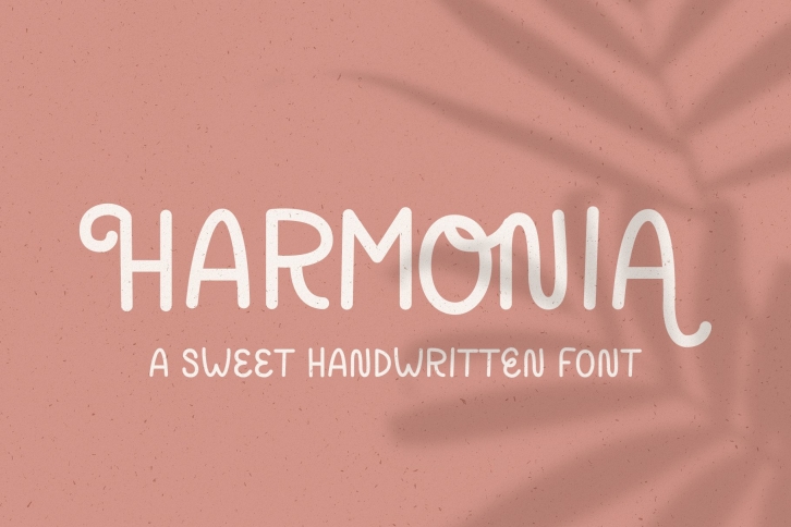 Harmonia  A Sweet Handwritten Font Font Download