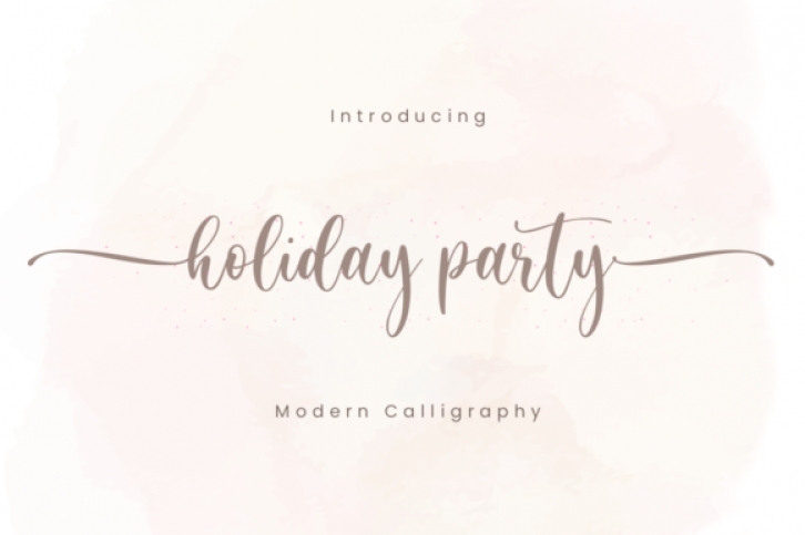 Holiday Party Font Download