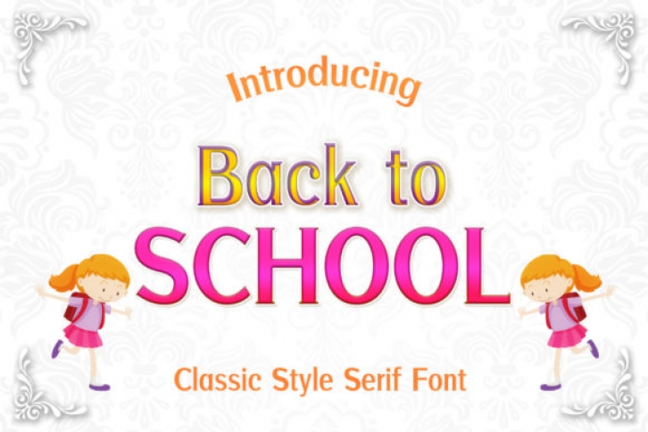 Back to School Font Download