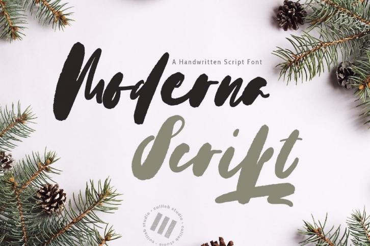 Moderna Script - A Handwritten Script Font Font Download