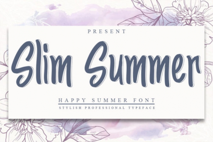 Slim Summer Font Download