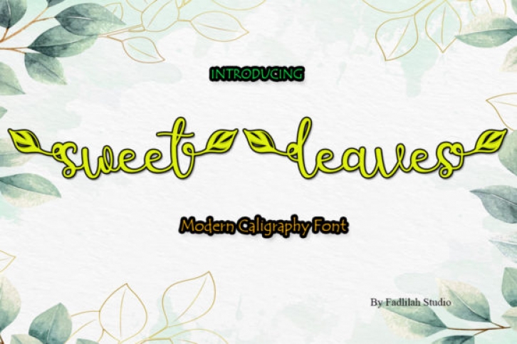 Sweet Leaves Font Download