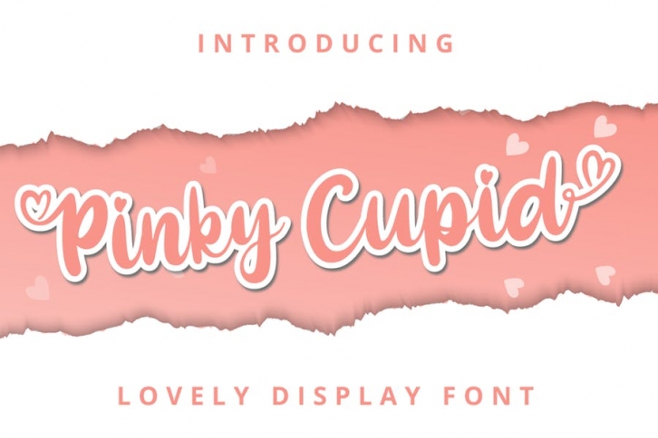 Pinky Cupid - Lovely Font Font Download
