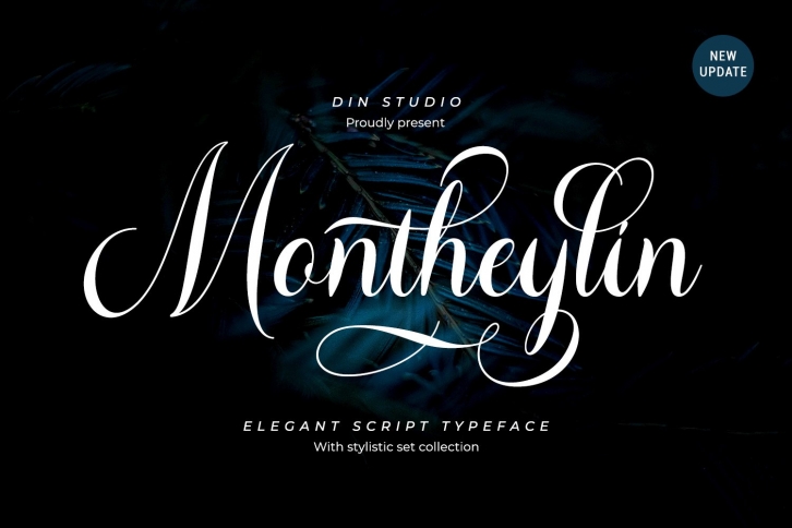 Montheylin-Elegant Calligraphy Font Font Download