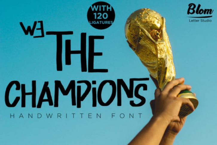 We the Champions Font Download