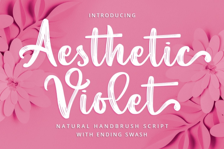 Aesthetic Violet Font Download