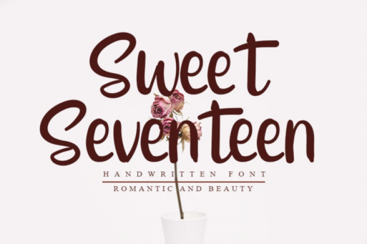 Sweet Seventeen Font Download