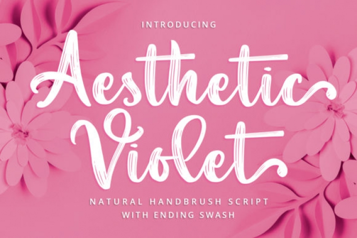 Aesthetic Violet Font Download