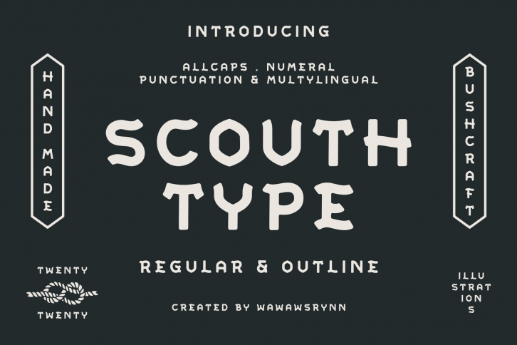 SCOUTH TYPE Font Download
