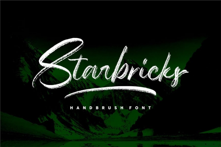 Starbricks | Handbrushed Font Font Download