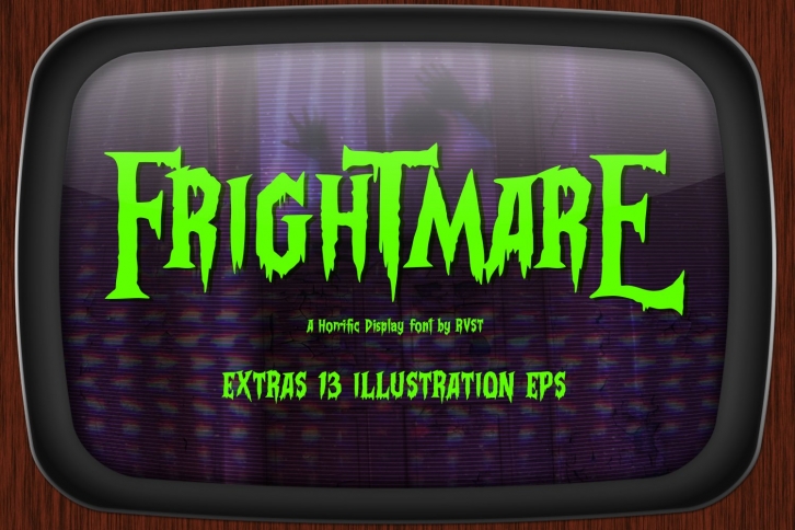 Frightmare - Display font Font Download