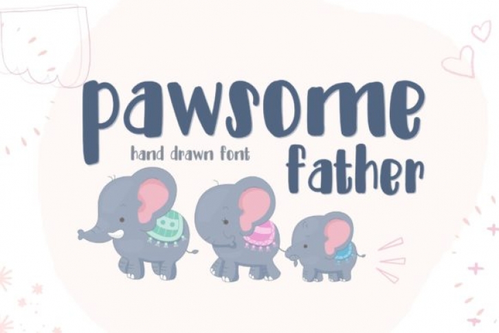 Pawsome Father Font Download