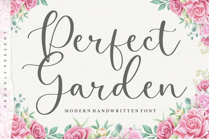 Perfect Garden Modern Handwritten Font Font Download