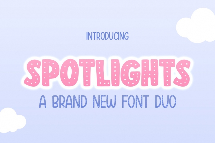 Spotlights Font Duo Font Download