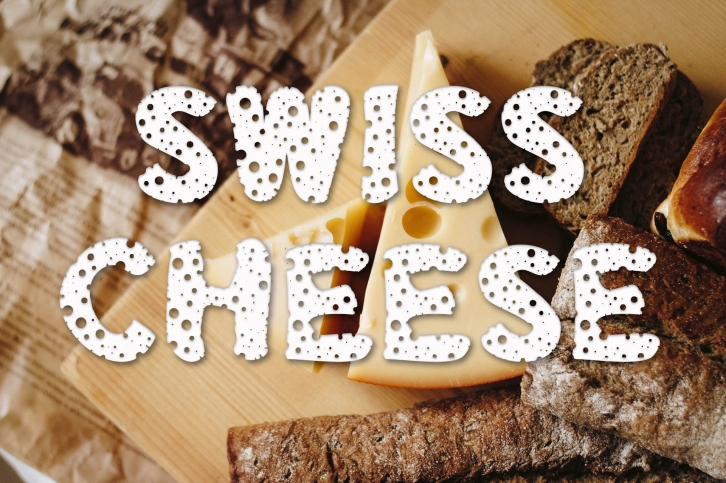 Swiss Cheese Font Font Download