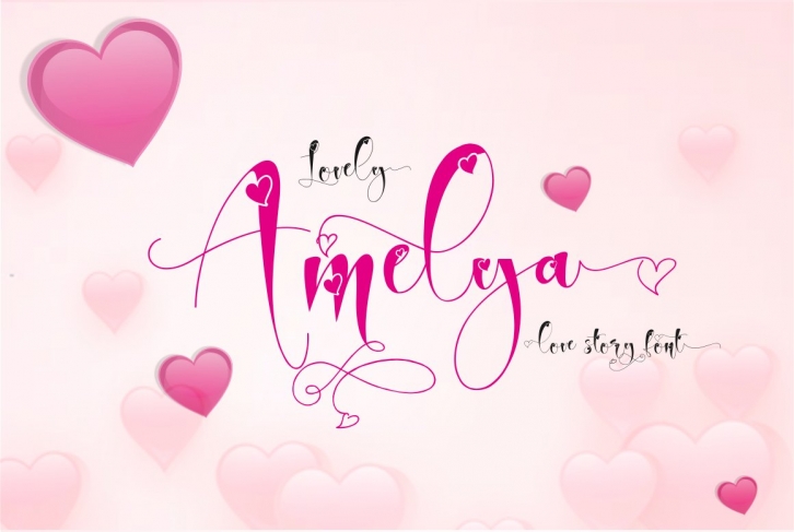 Lovely Amelya Font Download