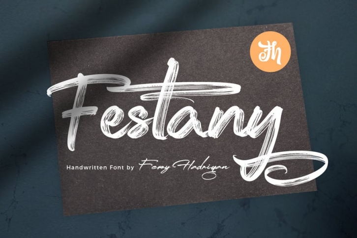 Festany - Handwritten Font Font Download