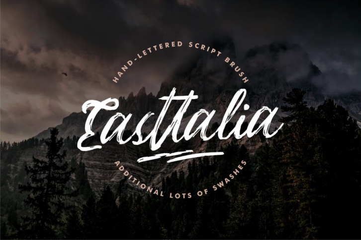 Eastallia | Hanbrush Script Font Download