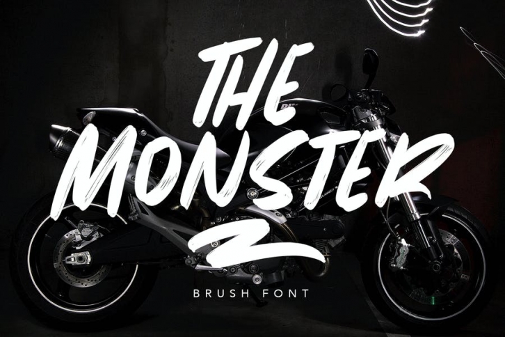 The Monster Brush Font Font Download